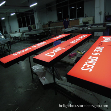 LED Advertising Light Box Sign LED Backlit Shop Front Signboard